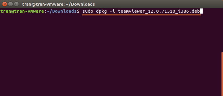 teamviewer install ubuntu 20.04