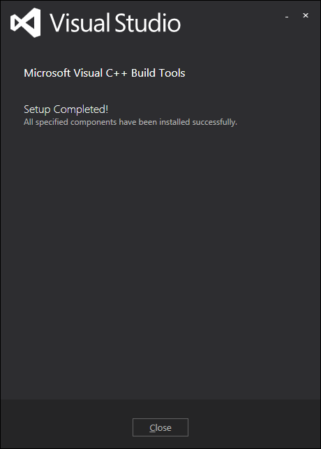 visual c++ build tools