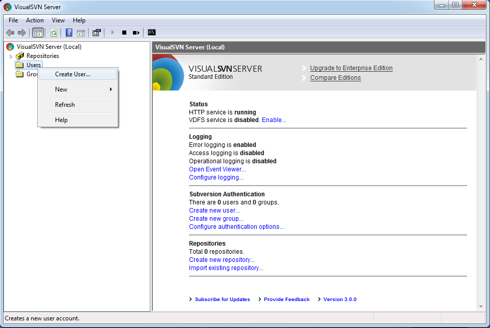 configure svn server