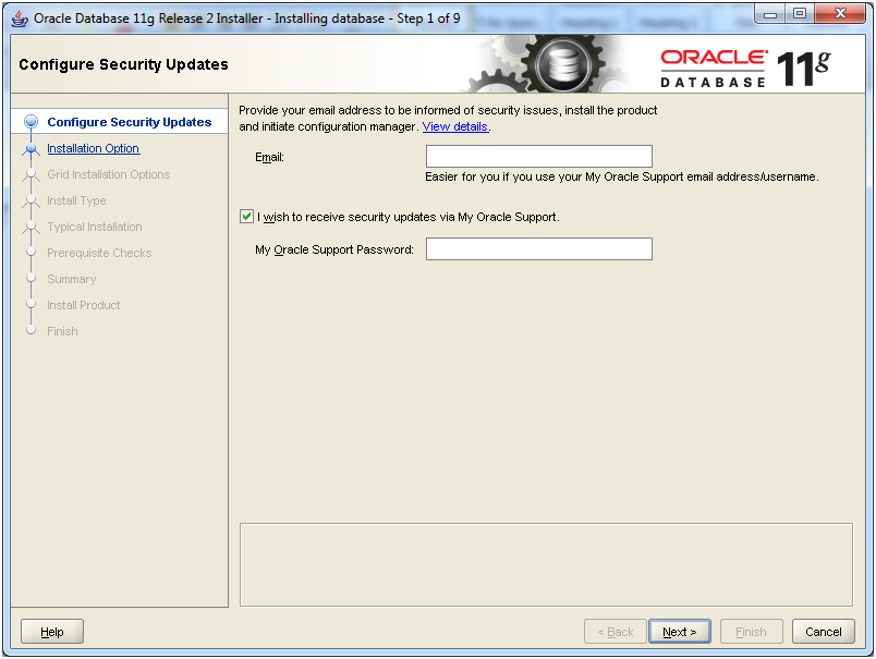 Install Oracle Database 11g On Windows