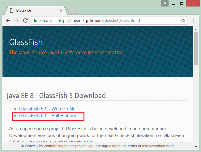 download glassfish v2.1 for windows