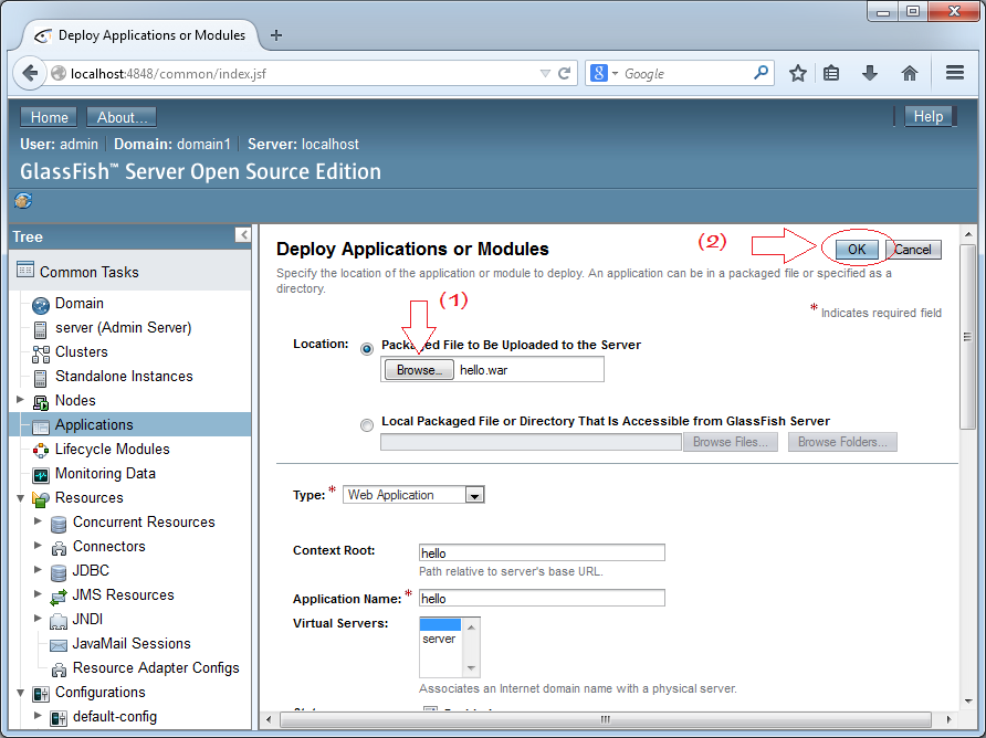 Install Glassfish Web Server On Windows