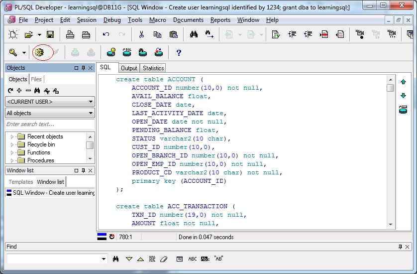 Create Table Syntax In Oracle Sql Developer My Bios 7581