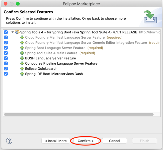 install spring boot plugin in eclipse