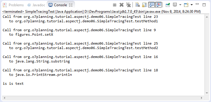 java aspectj tutorial