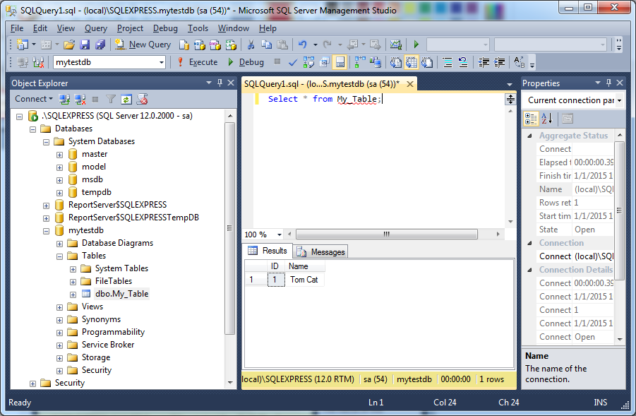 sql studio express 2014