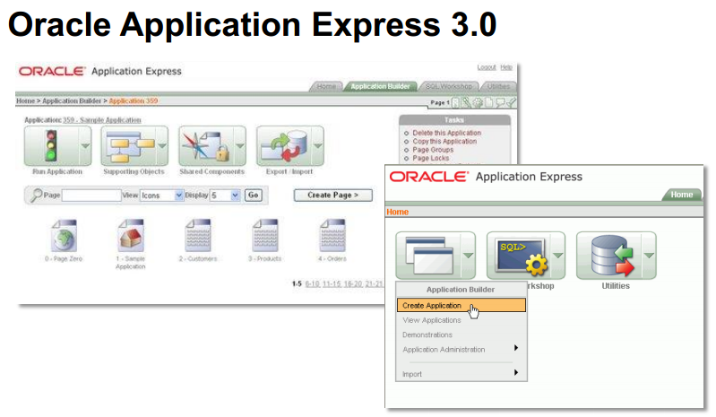 Oracle application express как запустить