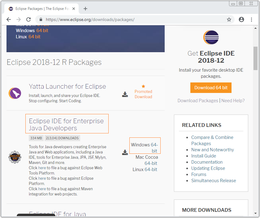 Eclipse ide for java developers