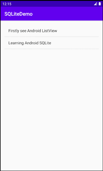 write to sqlite database android