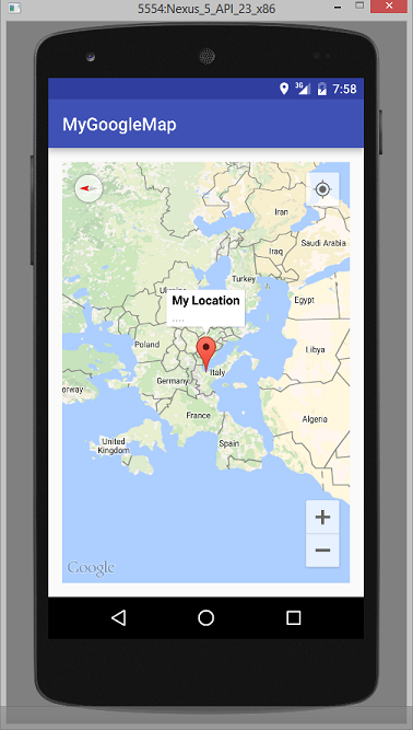 Android Google Maps API 