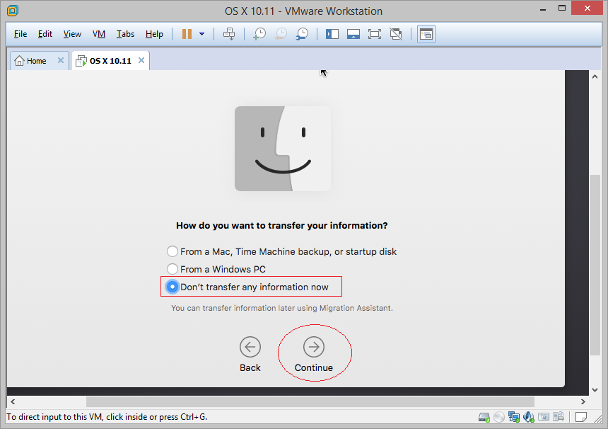 how to run mac os x yosemite in vmware player