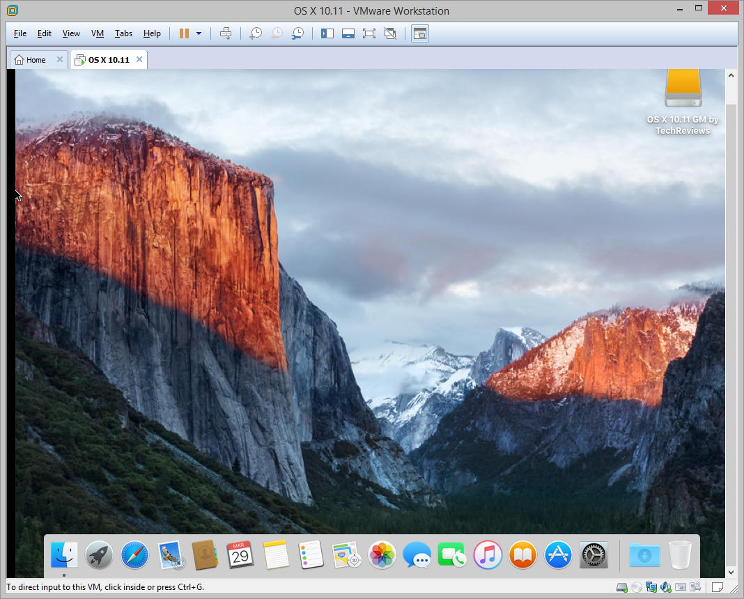 install os x yosemite vmware workstation