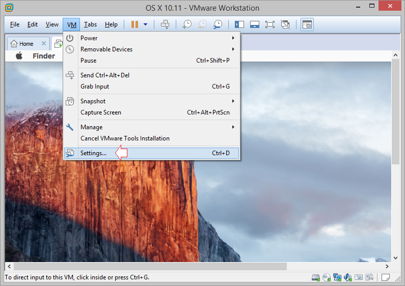 how to install os x 10.12 vmware