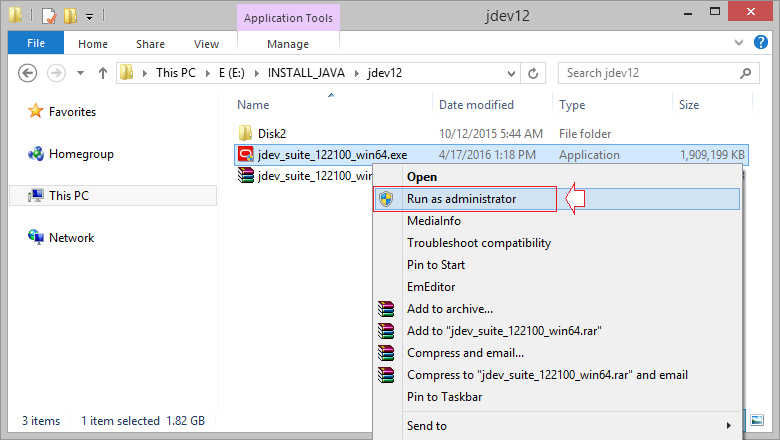 download jdeveloper 12c for windows 64 bit