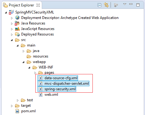 Spring MVC Security and Spring JDBC 