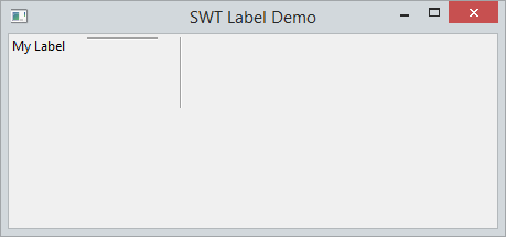 Java SWT Label