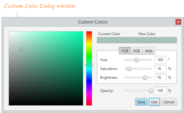 Javafx Colorpicker