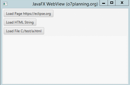 JavaFX WebEngine