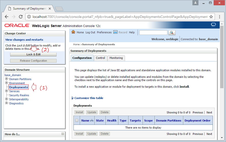 spring mvc weblogic 12c