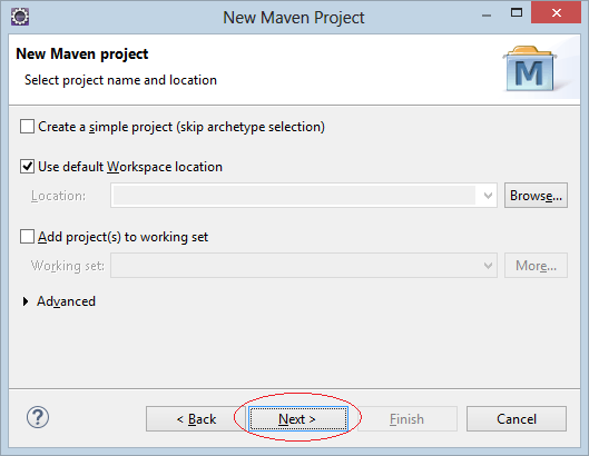 create a maven project for java application mac