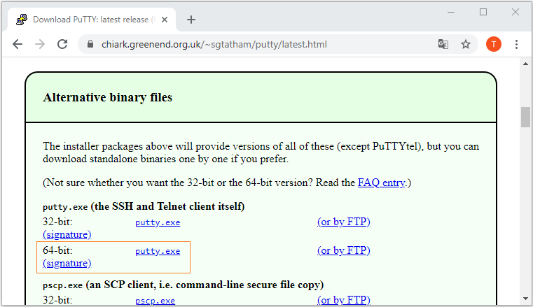 putty software for windows 10 64 bit