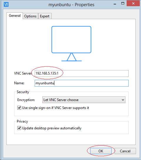 vnc viewer kubuntu