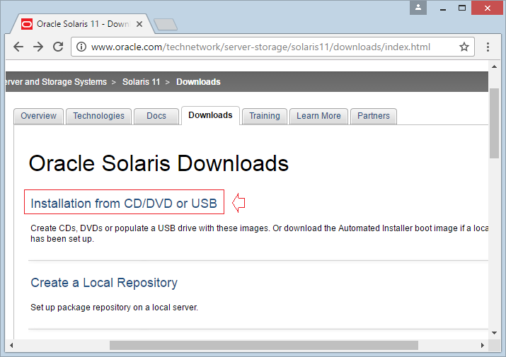 Install Oracle Solaris 11 VmWare