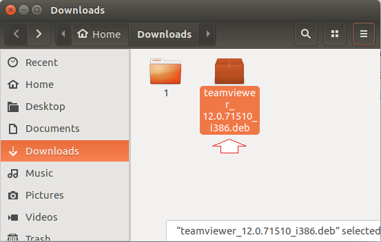 install teamviewer ubuntu terminal