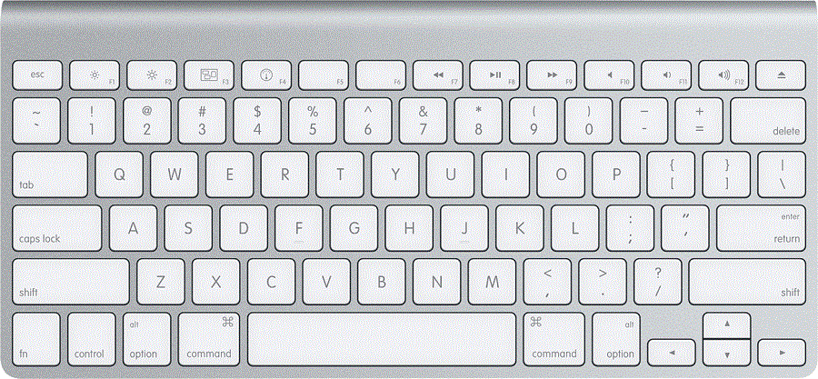 mac os x vm keyboard
