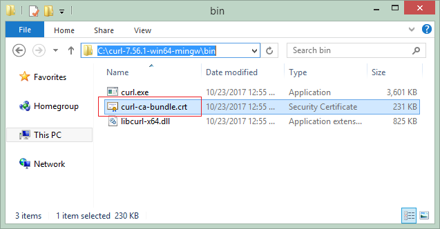 how to install curl command in windows