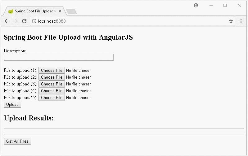 Spring Boot File Upload with AngularJS 