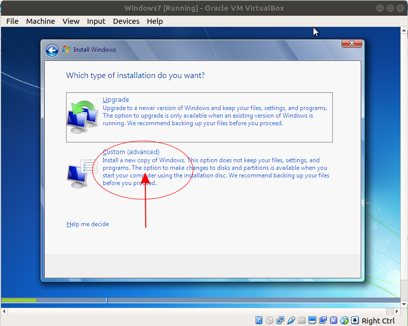 Install Windows 7 Virtual Machine In Virtualbox