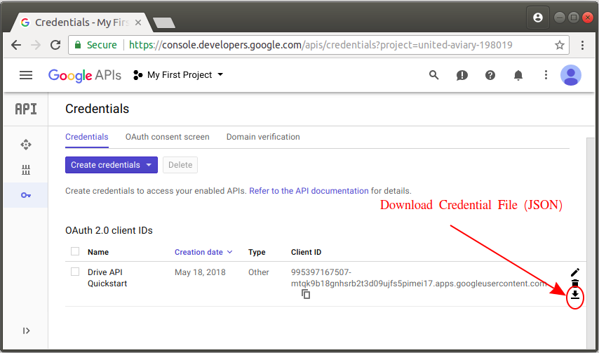 google drive api java