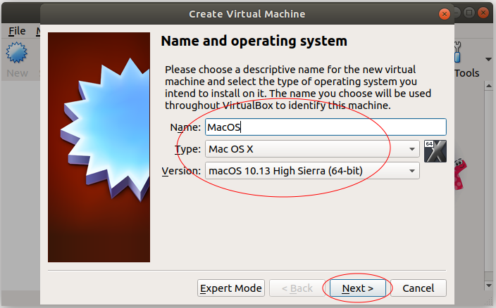 virtualbox mac os x ubuntu