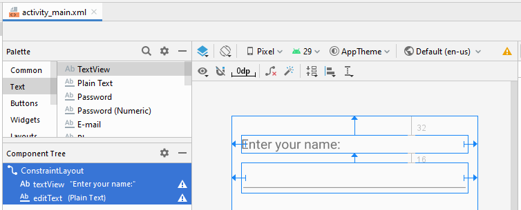 Android Characterpickerdialog