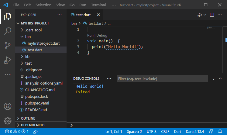 visual studio code java practice project build