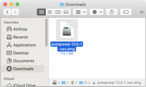 postgresql mac os