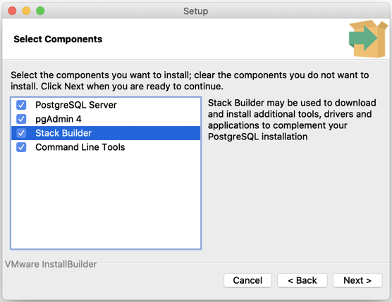 install postgresql for mac