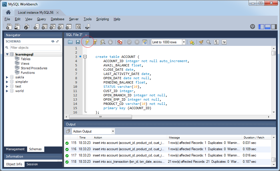 Exemple de base de données MySQL pour l'apprentissage SQL | devstory.net