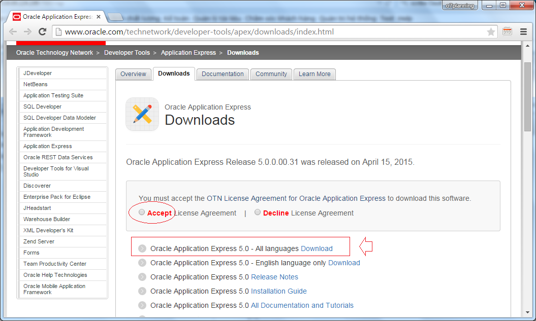 Installation Et Configuration D Oracle Apex 5 0