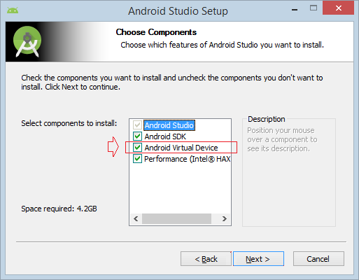 Configuration d'Android Emulator sur Android Studio