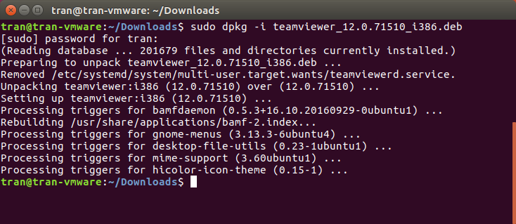 teamviewer host for ubuntu