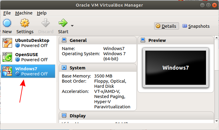 how to use virtualbox on l