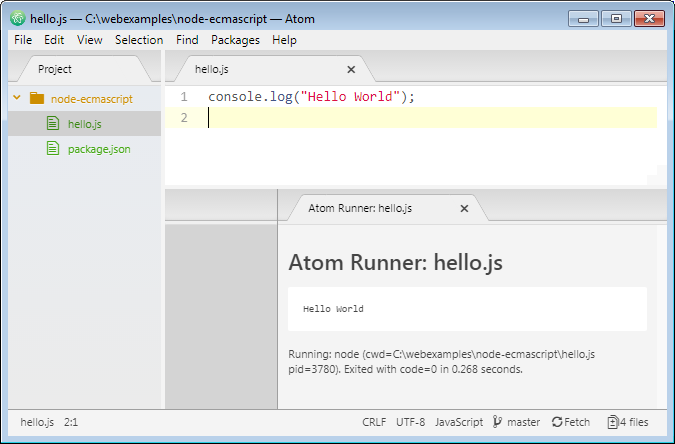 Atom script runner не устанавливается