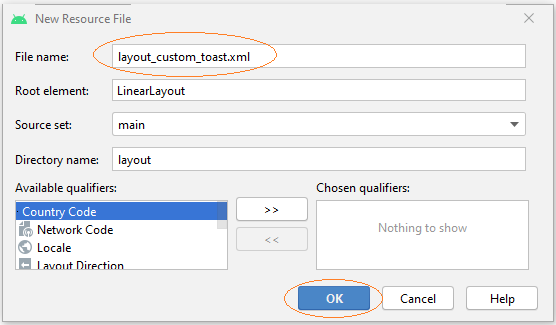 android studio toast change orientation android studio toast change orientation