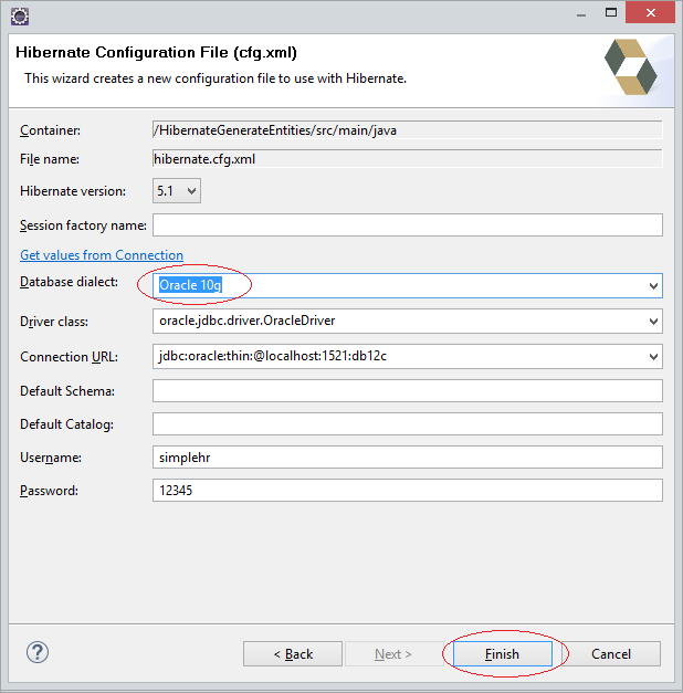 hibernate with oracle