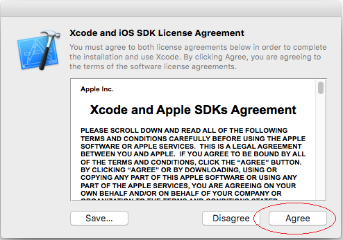 Установка xcode на внешний диск