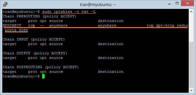 Настройка nat iptables ubuntu