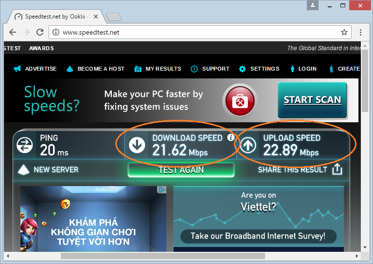 Speedtest не работает wifi keenetic