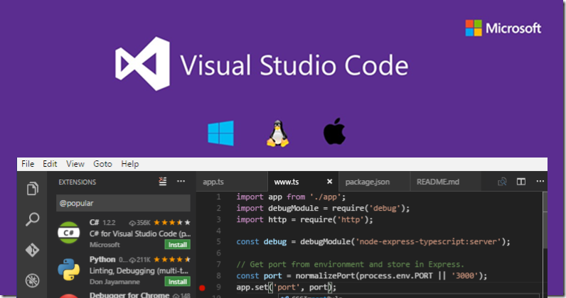 visual studio code download javascript
